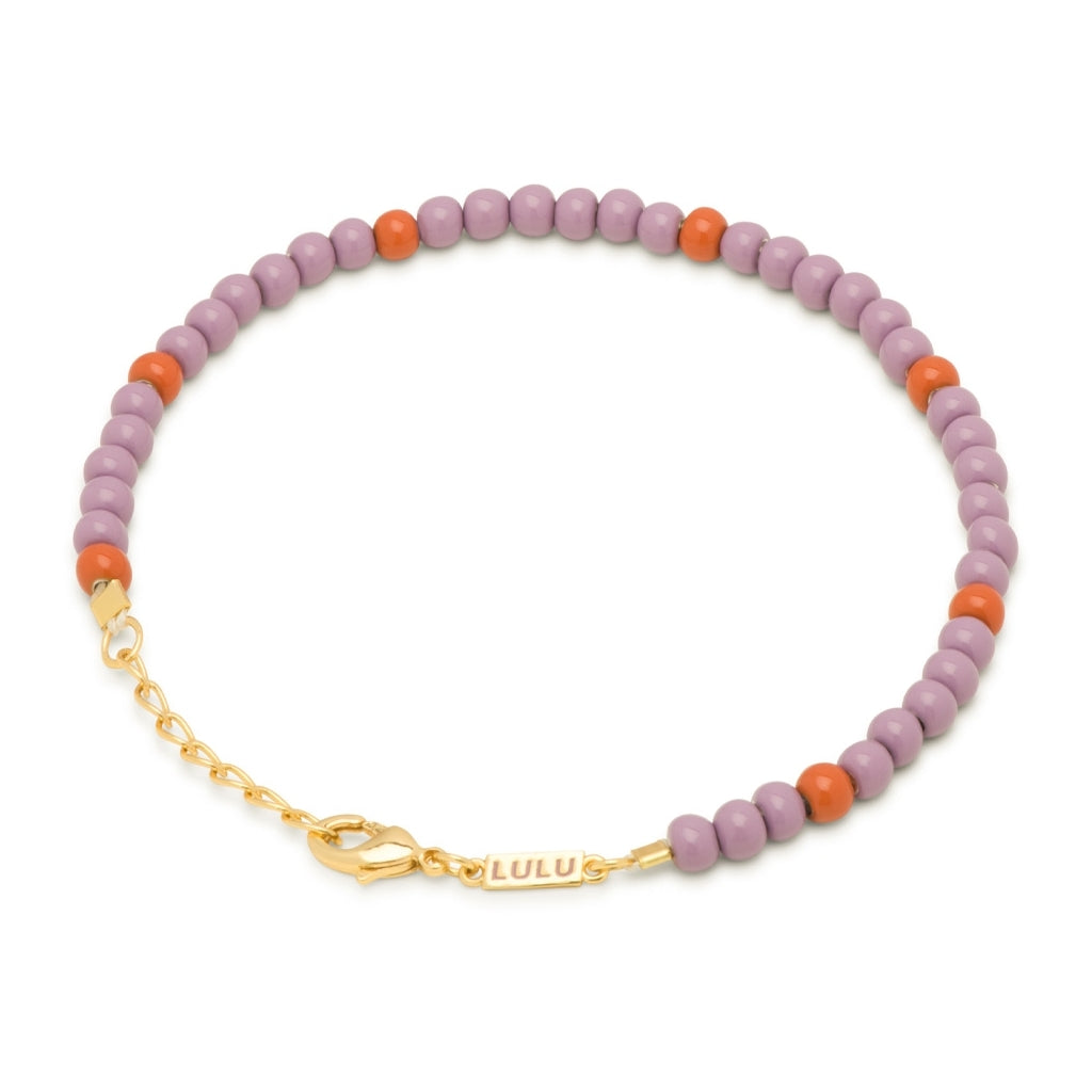 LULU Copenhagen Color Ball Bracelet Bracelets Purple/Rust