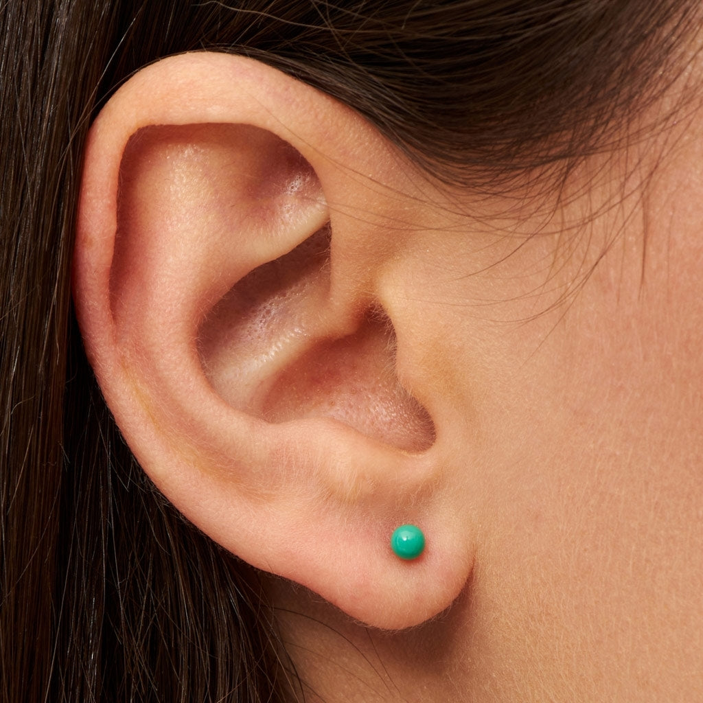 LULU Copenhagen Color Ball earring 1 pcs Ear stud, 1 pcs Light Green