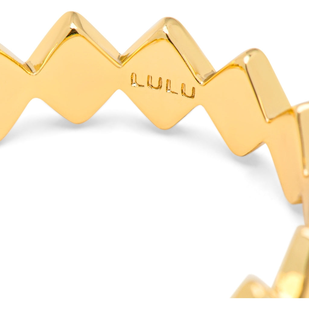 LULU Copenhagen Confetti Ring gold plated Rings Gloaming