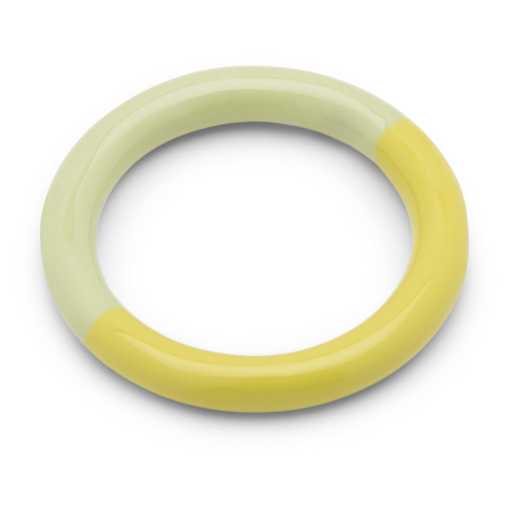 LULU Copenhagen Double Color Ring Rings Lime/Silk Light Green