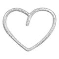 Happy Heart 1 pcs - Silver Plated