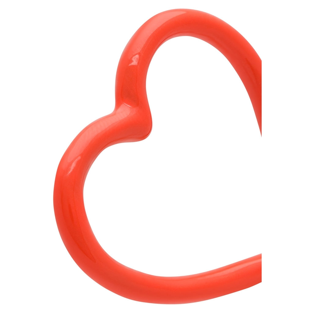 LULU Copenhagen Heart Ring enamel Rings Lipstick Red