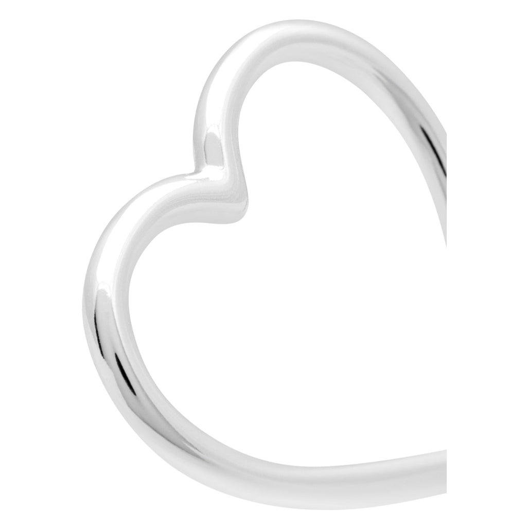 LULU Copenhagen Heart Ring silver plated Rings Silver Plated