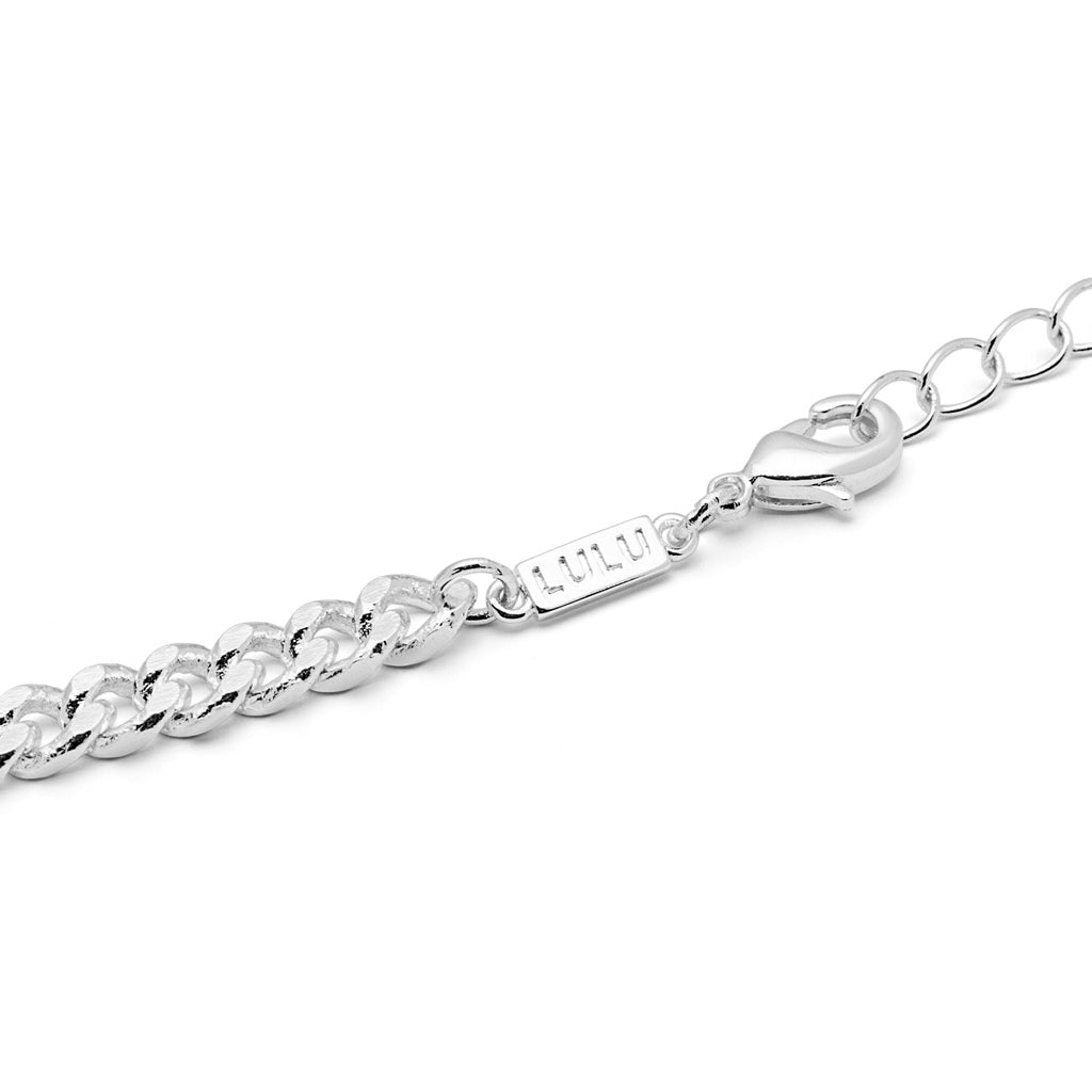 LULU Copenhagen Panzer Necklace silver plated Necklaces Silver Plated