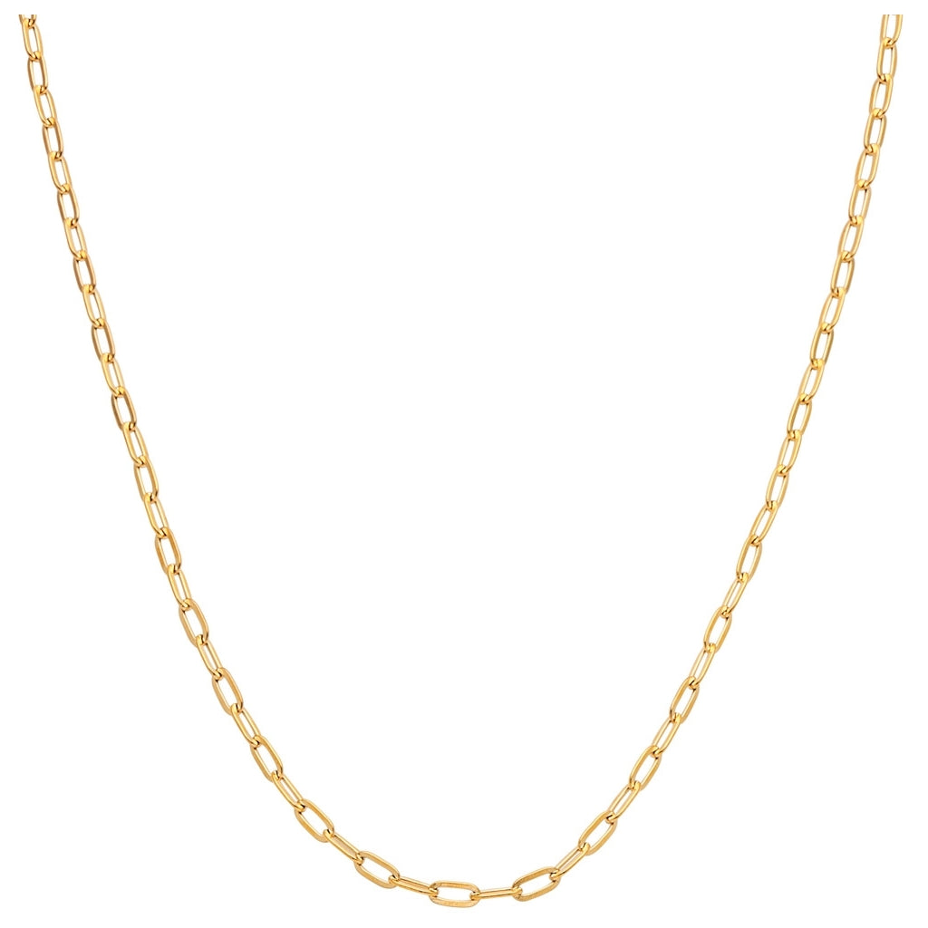 LULU Copenhagen Paperclip Necklace gold plated Necklaces Gold plated