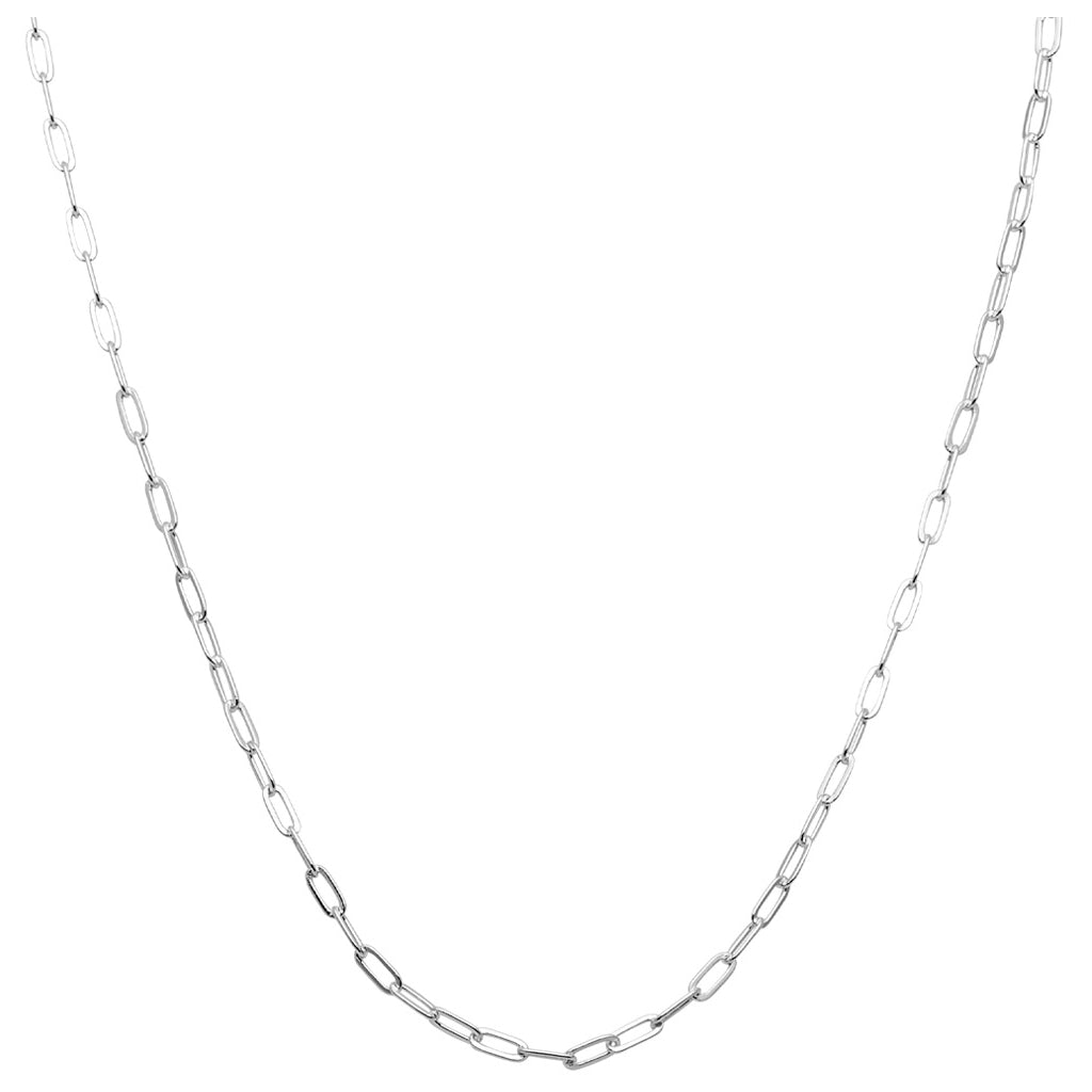 LULU Copenhagen Paperclip Necklace silver plated Necklaces Silver Plated