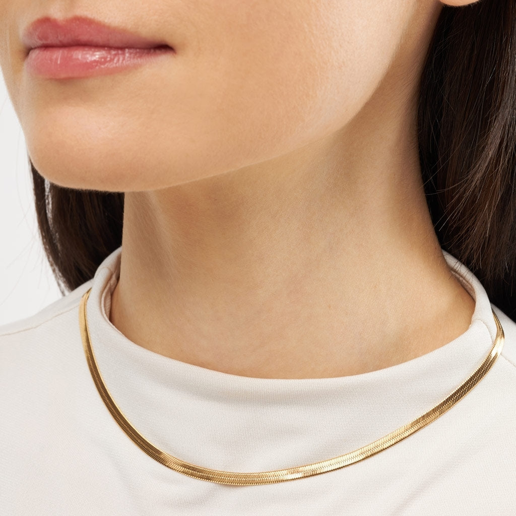 LULU Copenhagen Snake Necklace gold plated Necklaces Gold plated