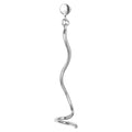 Topping Short Swirl earring 1 pcs - Silver Plated